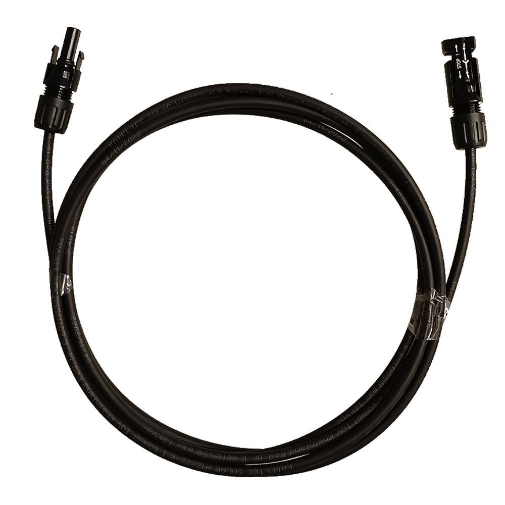 3m Solarkabel Verlängerungskabel MC4 Stecker Original schwarz 4 mm²