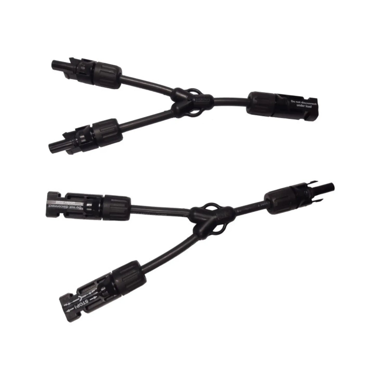 Y-Stecker MC4 zur Parallelschaltung von 2 PV-Modulen | Set mit 2 Verbindern
