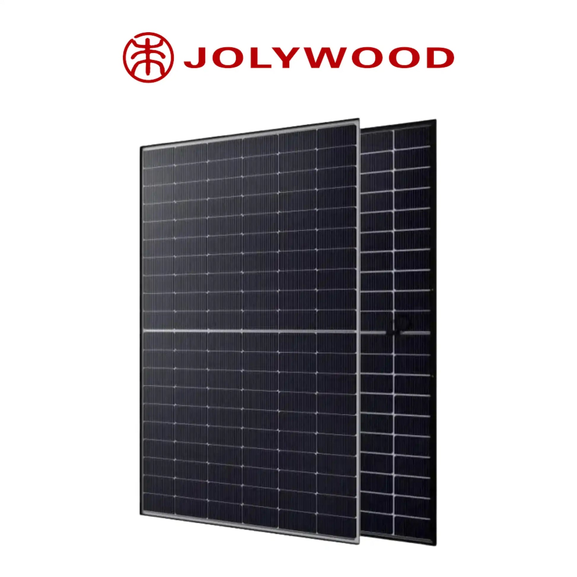 Jolywood 500Wp Niwa JW-HD108N-R2 Glas-Glas Bifazial Fullblack Solarmodul