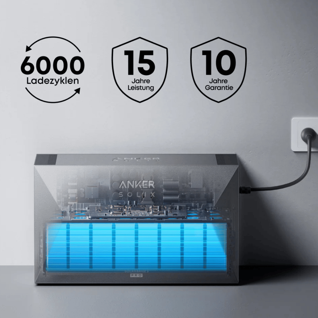 Anker Solix Solarbank 3 E2700 PRO Lebensdauer