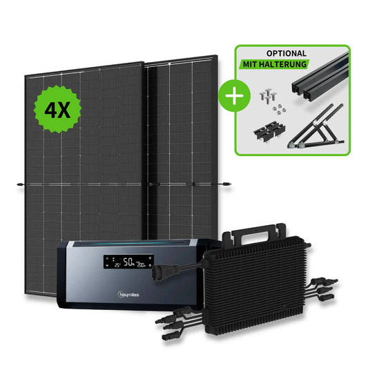 1600 Watt Balkonkraftwerk mit Speicher