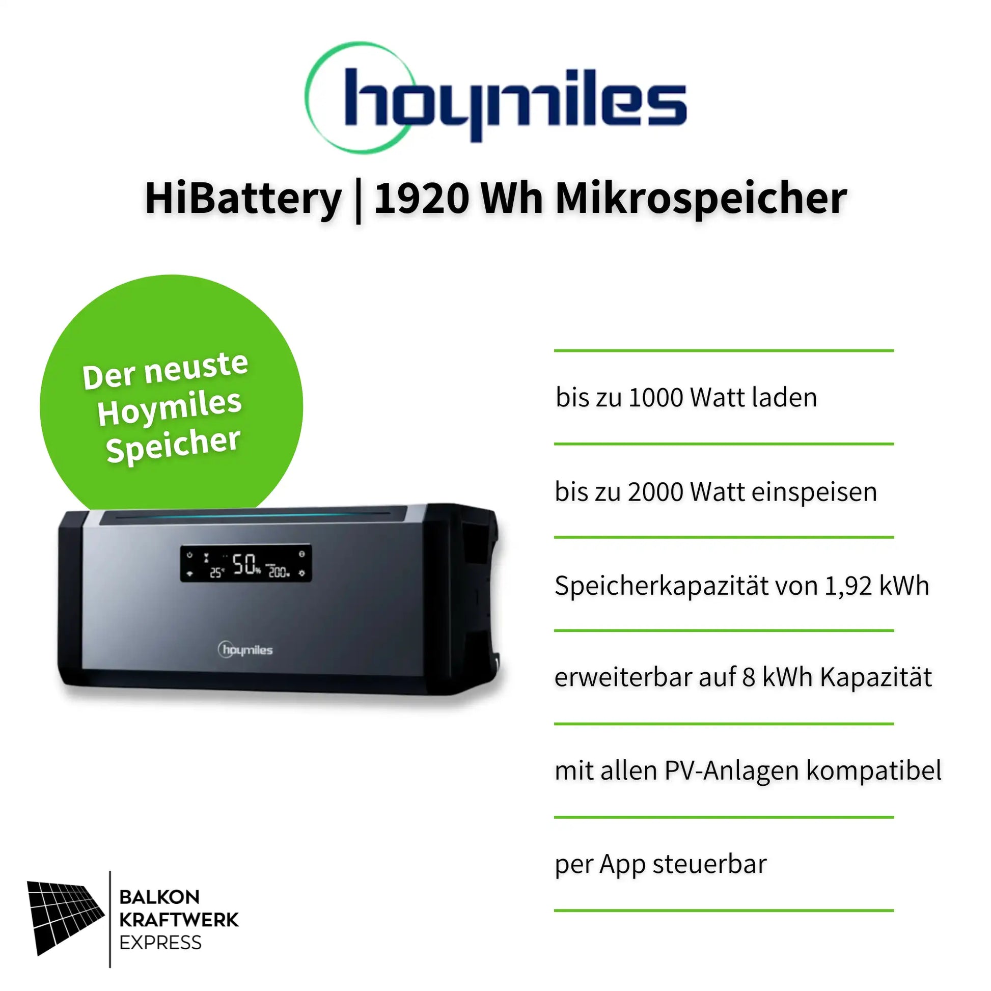 Hoymiles HiBattery HB-1920-AC-SV