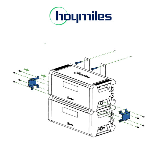 Hoymiles HiBattery Montageset zur Verbindung von zwei Speichern