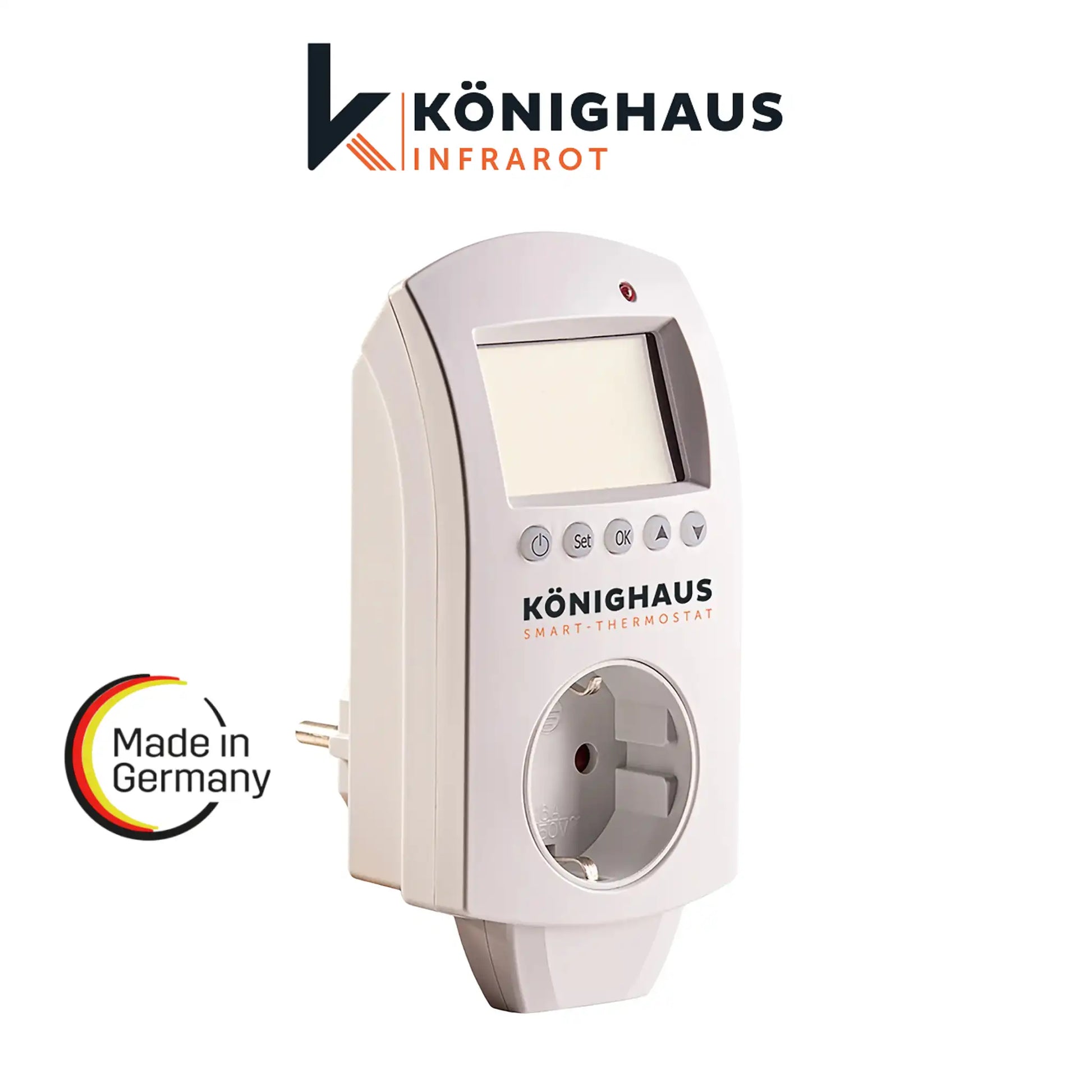 Könighaus Thermostat Steckdose WLAN + App-Steuerung