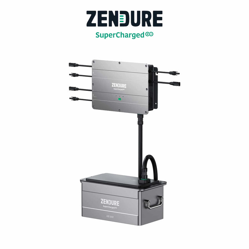 Zendure SolarFlow PV-Hub 1200 und 1 x AB1000