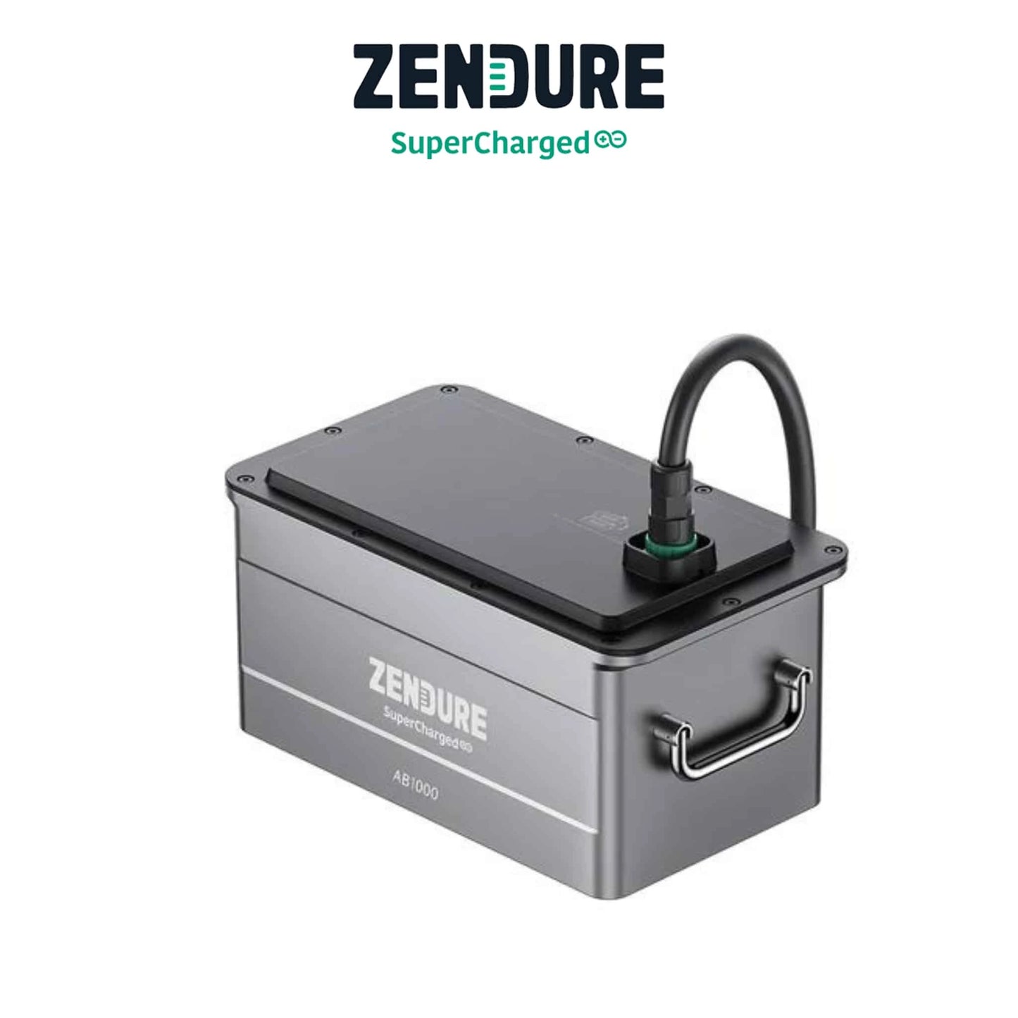 Zendure SolarFlow AB1000  - Oben mit Kabel