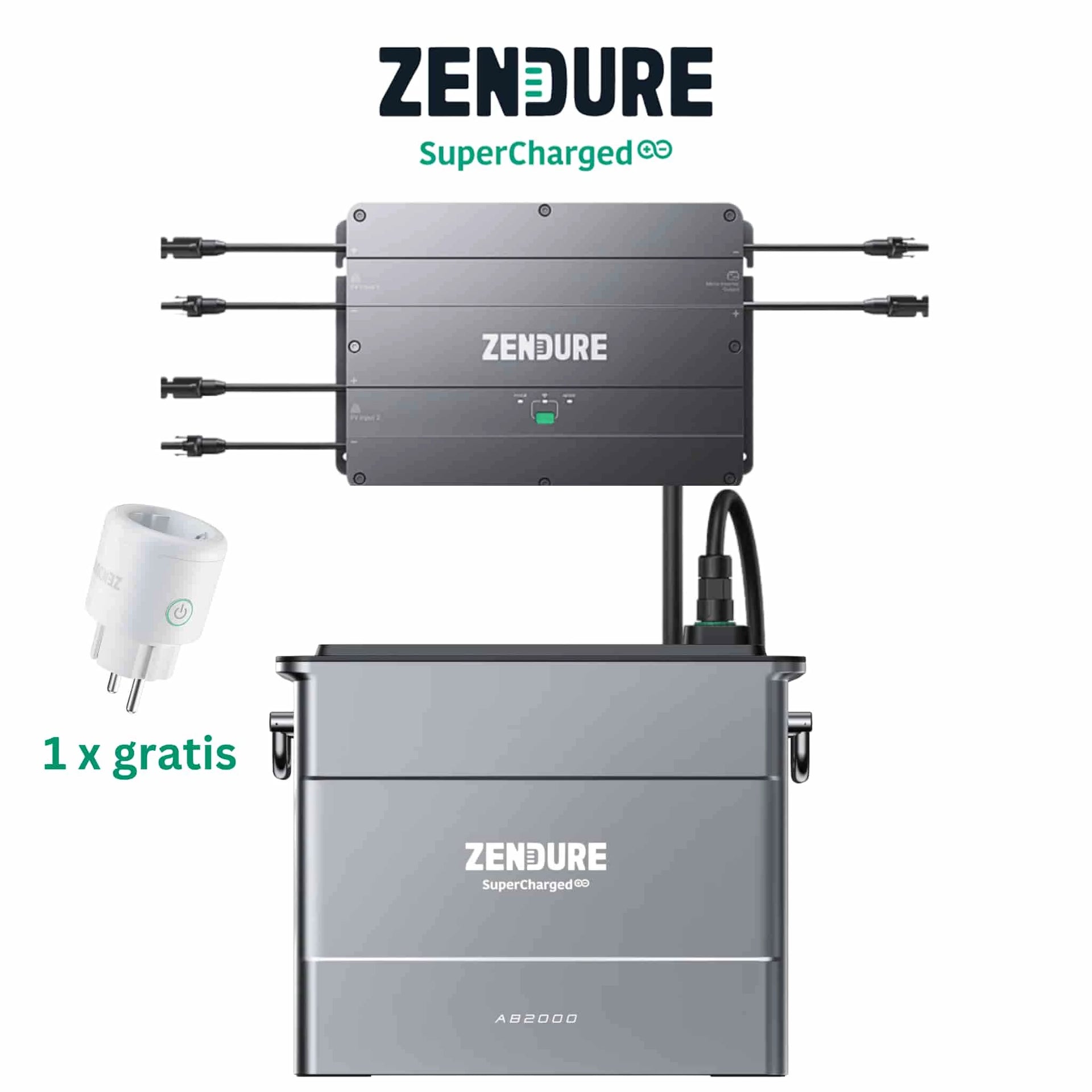 Zendure SolarFlow Set 960Wh Smart PV Hub mit 1x AB1000