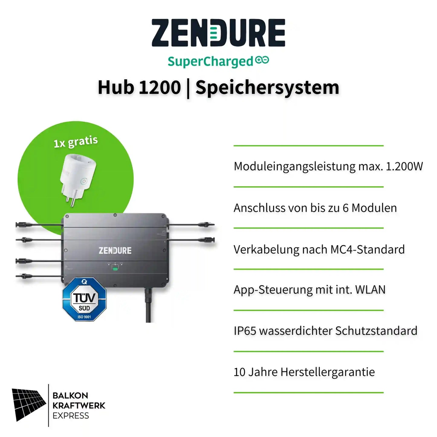 Zendure Hub 1200 Speichersystem